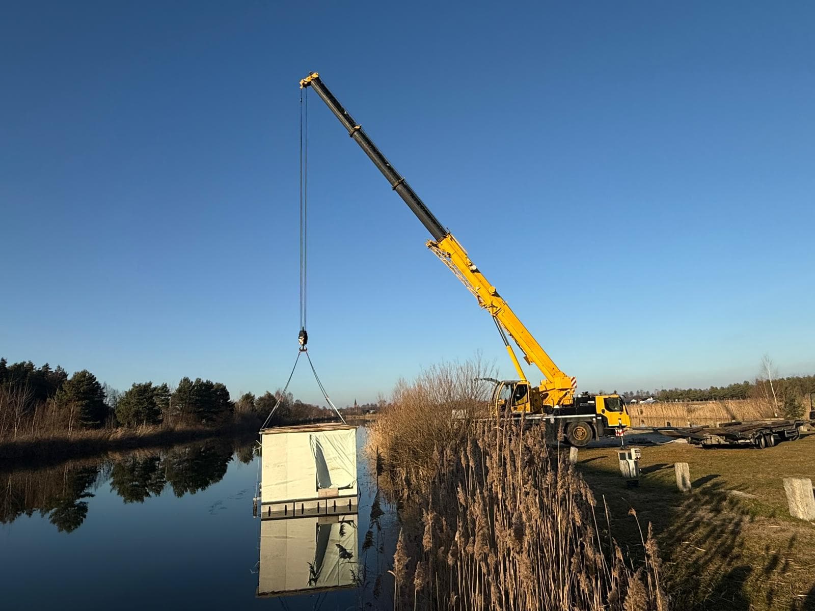 Ustawienie HouseBoat w grodźcu